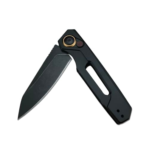 EDC SpeedSafe Assisted Opening Push Button Lock Pocket Knife for Outdoor Multifunctional Use