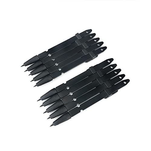 Upgraded Ballistic Dart Launcher for Men — 10 black darts