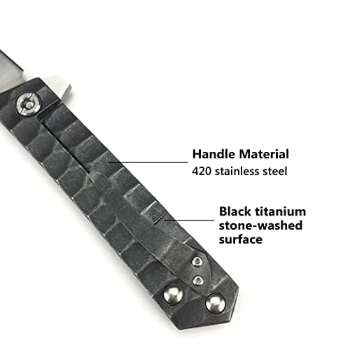 EDC Camping Hunting Survival Tanto Pocket Knife