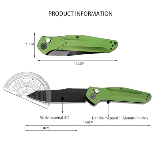 Assisted Opening Pocket Knife for Outdoor Survival and EDC