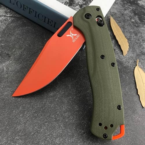 Compact Folding Pocket Knife for Outdoor, Camping (Green)