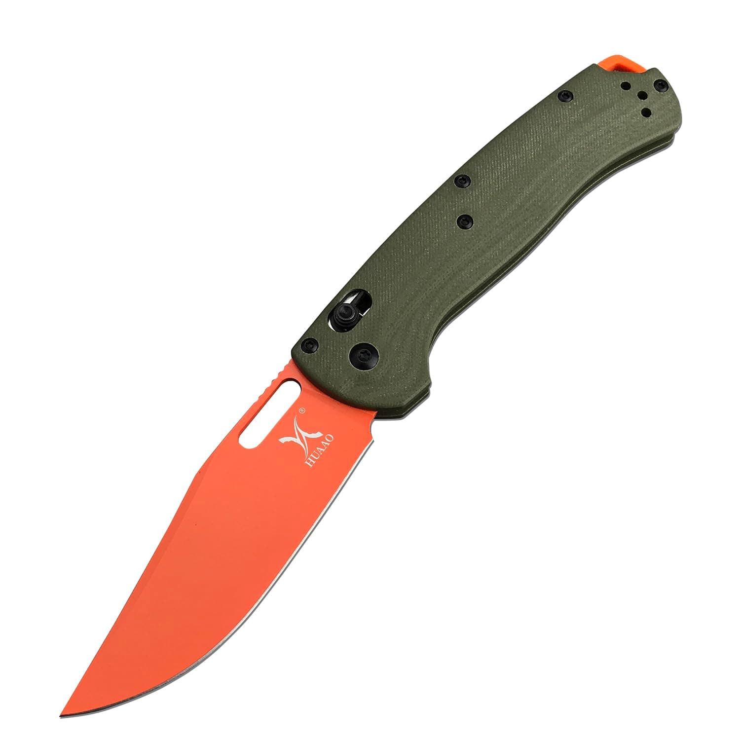 Compact Folding Pocket Knife for Outdoor, Camping (Green)