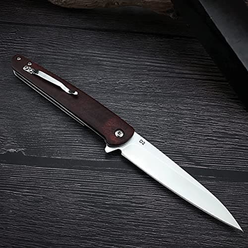 HUAAO 8.5'' Folding Knife for Hunting, Survival, Hiking, Camping