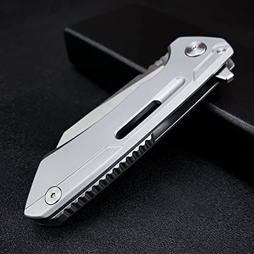 HUAAO 6.3'' Tanto Folding Knife for EDC Outdoor Camping Hiking