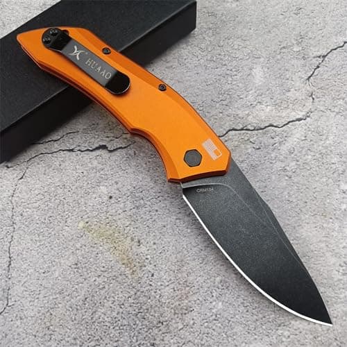 Huaao 8.15 Button Lock Knife for Men