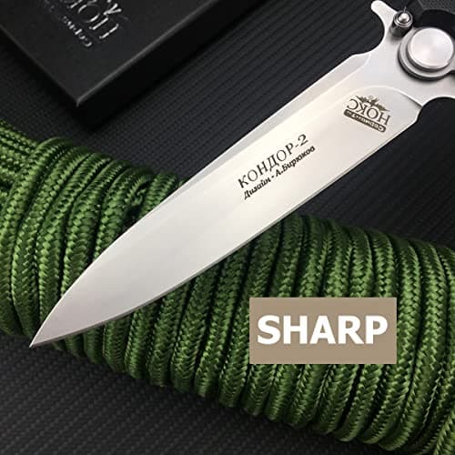 Pocket Knife with Flipper Assisted Opening for Men, 4.3'' D2 Steel Blade, G10 Handle, Liner Lock, Deep Carry Belt Clip