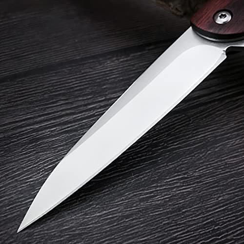 HUAAO 8.5'' Folding Knife for Hunting, Survival, Hiking, Camping