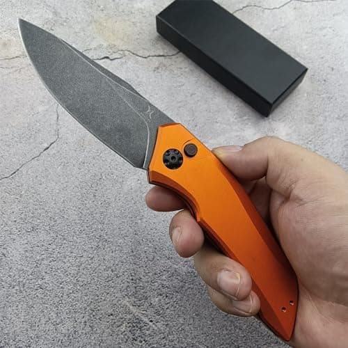 Huaao 8.15 Button Lock Knife for Men