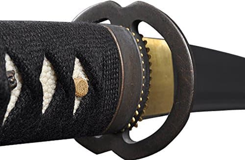 Musashi Brand Japanese Style Handmade Samurai Tanto Sword, 1045 Carbon Steel, Heat Tempered