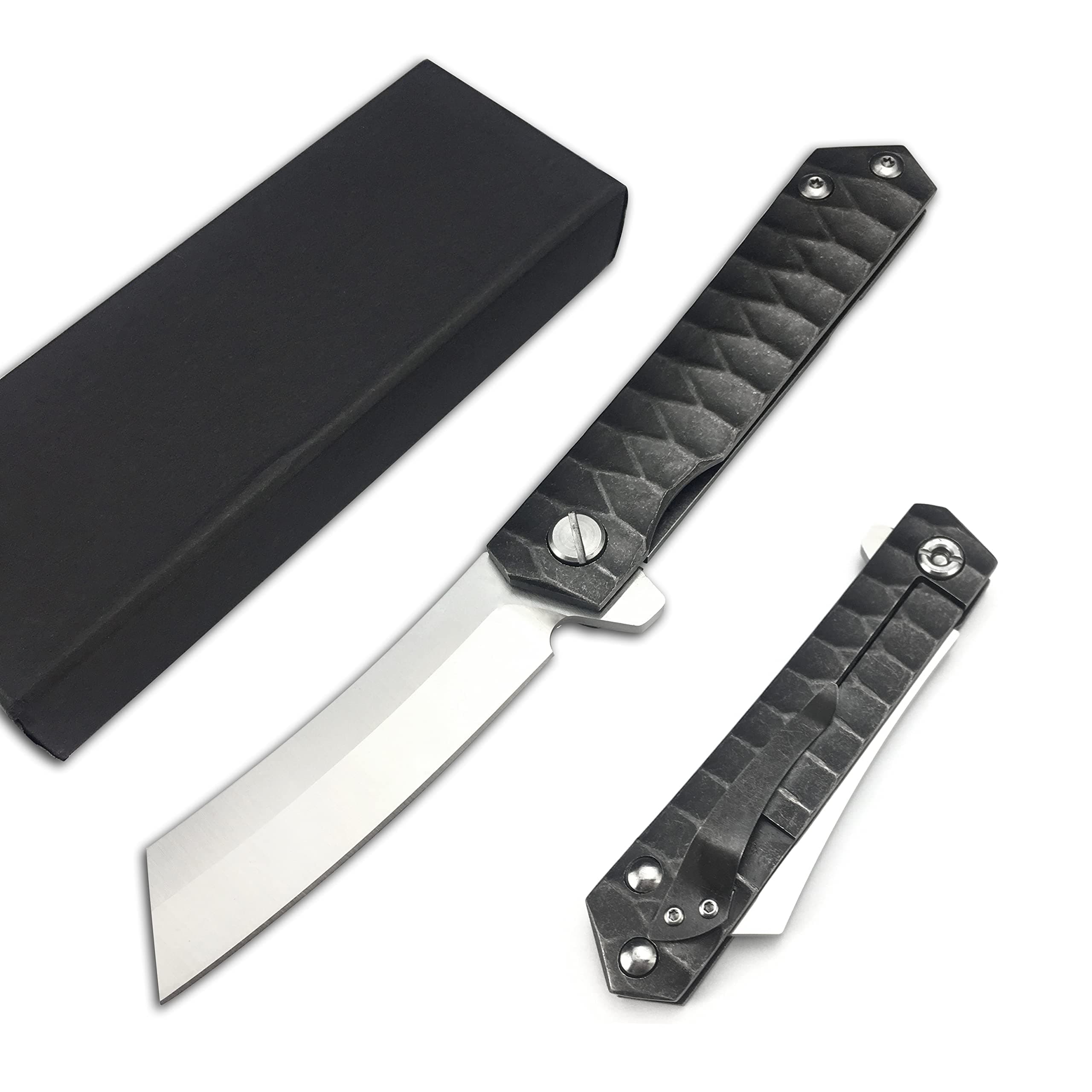 EDC Camping Hunting Survival Tanto Pocket Knife
